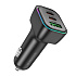 Адаптер Автомобильный Borofone BZ28C Trophie (2Type-C/USB) PD60W (black)