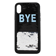 Чехол-накладка - SC157 с пайетками для "Apple iPhone XS Max" (001) ..