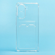 Чехол-накладка - SC276 с картхолдером для "Xiaomi Poco X7 Pro" (transparent) (239090)