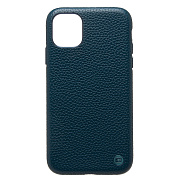 Чехол-накладка Cellis SM030 SafeMag для "Apple iPhone 11" Натуральная кожа зернистая (dark blue) (237461)