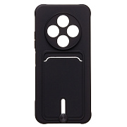 Чехол-накладка - SC304 с картхолдером для "Tecno Spark 30C 4G" (black) (237700)