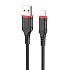 Кабель USB - Apple lightning Borofone BX67 12W 100см 2,4A  (black)
