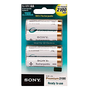 Аккумулятор AA Sony HR6 (4-BL) Ni-MH 2100 mAh (40/240) ..