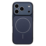 Чехол-накладка - SM090 AG-Glass для "Apple iPhone 17 Pro" (dark blue)