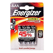 Батарейка AAA Energizer LR03 Max (4-BL) (48)