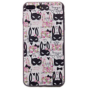 Чехол-накладка - SC071 для "Apple iPhone 7 Plus/iPhone 8 Plus"  .. (016) (white/pink)