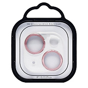 Защитное стекло для камеры - СG05 для "Apple iPhone 15/15 Plus" (pink)