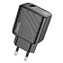 Адаптер Сетевой Hoco CS21A Rich QC3.0* USB 18W (black)