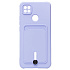 Чехол-накладка - SC304 с картхолдером для "Xiaomi Redmi 10A" (light violet) (208518)