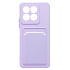 Чехол-накладка - SC337 с картхолдером для "Honor X6b" (light violet) (233906)