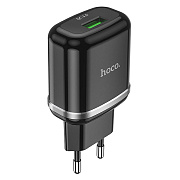 Адаптер Сетевой Hoco N3 Special USB 3A/18W (black)