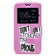 Универсальный чехол-книжка - с принтом 5.0-5.5 (016) (pink)