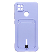 Чехол-накладка - SC304 с картхолдером для "Xiaomi Redmi 9C" (dark violet)