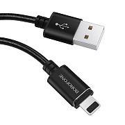 Кабель USB - Apple lightning Borofone BU1 магнитный 15W 120см 3A  (black)