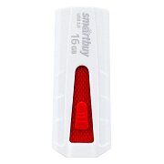 Флэш накопитель USB 16 Гб Smart Buy IRON 3.0 (white/red) 