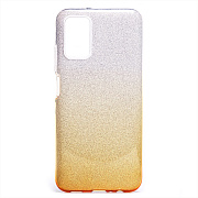 Чехол-накладка - SC097 Gradient для "Samsung Galaxy A03s" (gold/silver)