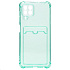 Чехол-накладка - SC278 с картхолдером для "Samsung SM-A225 Galaxy A22 4G/SM-M225 Galaxy M22" (green) (205981)