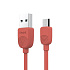 Кабель USB - micro USB Celebrat SKY-2M  100см 2,4A  (red)