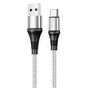 Кабель USB - Type-C Hoco X50 Excellent 18W 100см 3A  (gray)