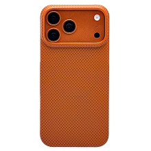 Чехол-накладка - SM028(2) SafeMag Carbon для "Apple iPhone 17 Pro Max" (orange)