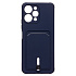 Чехол-накладка - SC304 с картхолдером для "Xiaomi Redmi 12" (dark blue)