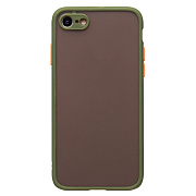 Чехол-накладка - PC041 для "Apple iPhone 7/iPhone 8/iPhone SE 2020" (green/black)