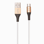Кабель USB - micro USB budi M8J143M  120см 2,4A  (gold)
