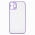 Чехол-накладка - PC041 для "Apple iPhone 12 mini" (light violet/white)