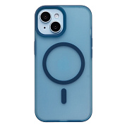 Чехол-накладка - SM042 SafeMag для "Apple iPhone 15" (dark blue) (243373)