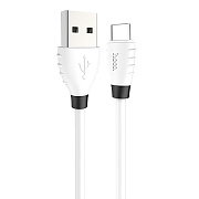 Кабель USB - Type-C Hoco X27 Excellent 12W 120см 2,4A  (white)