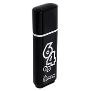 Флэш накопитель USB 64 Гб Smart Buy Glossy (black) 