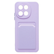 Чехол-накладка - SC337 с картхолдером для "Tecno Spark 30 5G" (light violet) (237663)