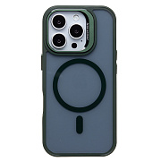 Чехол-накладка - SM026 SafeMag для "Apple iPhone 16 Pro" (dark green) (236451)