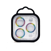 Защитное стекло для камеры - СG06 для "Apple iPhone 15 Pro/15 Pro Max" (multicolor)