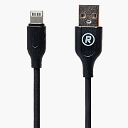 Кабель USB - Apple lightning RockBox RC-L01  100см 2,4A  (black)