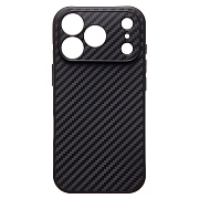Чехол-накладка - SC347 carbon для "Apple iPhone 17 Pro" (black) (243215)