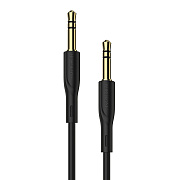 Кабель AUX (папа-папа) Borofone BL1  100см   (black)