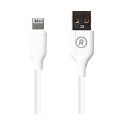Кабель USB - Apple lightning RockBox RC-L01  100см 2,4A  (white)