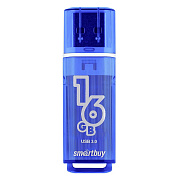 Флэш накопитель USB 16 Гб Smart Buy Glossy 3.0 (dark blue) 