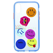 Чехол-накладка - PC046 для "Apple iPhone X/iPhone XS" 01 (blue)