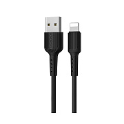 Кабель USB - Apple lightning Borofone BX16 Easy 10W 100см 2A  (black)