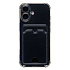 Чехол-накладка - SC276 с картхолдером для "Apple iPhone 17" (black)