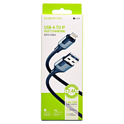 Кабель USB - Apple lightning Borofone BX101 Creator 12W 100см 2,4A  (black)