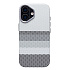 Чехол-накладка - MosBros (PC) для "Apple iPhone 17" (LF136) (gray/white) (242753)