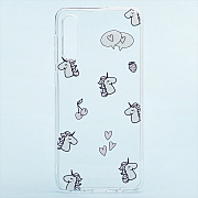 Чехол-накладка - SC224 для "Samsung SM-A307 Galaxy A30s/SM-A505 Galaxy A50" (002) (прозрачный)