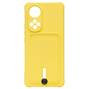 Чехол-накладка - SC304 с картхолдером для "Honor 50/Nova 9" (yellow) 