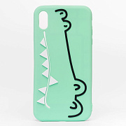 Чехол-накладка - SC153 для "Apple iPhone XS Max" (green) ..