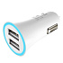 Адаптер Автомобильный Hoco UC204 2USB/5V/2.4A (white)