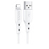 Кабель USB - Apple lightning Borofone BX48 12W 100см 2,4A  (white)