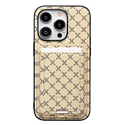 Чехол-накладка - SM022 SafeMag c картхолдером  для "Apple iPhone 14 Pro" (white)
